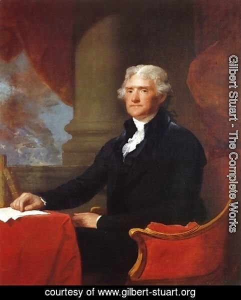 Gilbert Stuart - Thomas Jefferson 1805-07