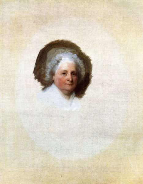 Martha Washington (The Athenaeum Portrait) by Gilbert Charles Stuart