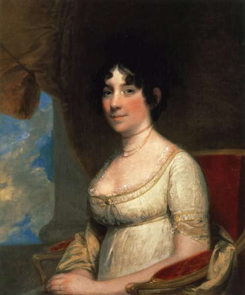 Dolley Madison (Mrs. James Madison) 1804 by Gilbert Charles Stuart