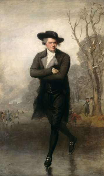 The Skater (Portrait of William Grant) 1782 by Gilbert Charles Stuart