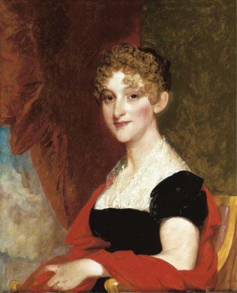 Portrait of Mrs. John Bartlett (1769-1839), half-length, seated in a gilt armchair